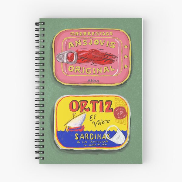 Item preview, Seafood Tins Painting designed and sold by christinagliha.
