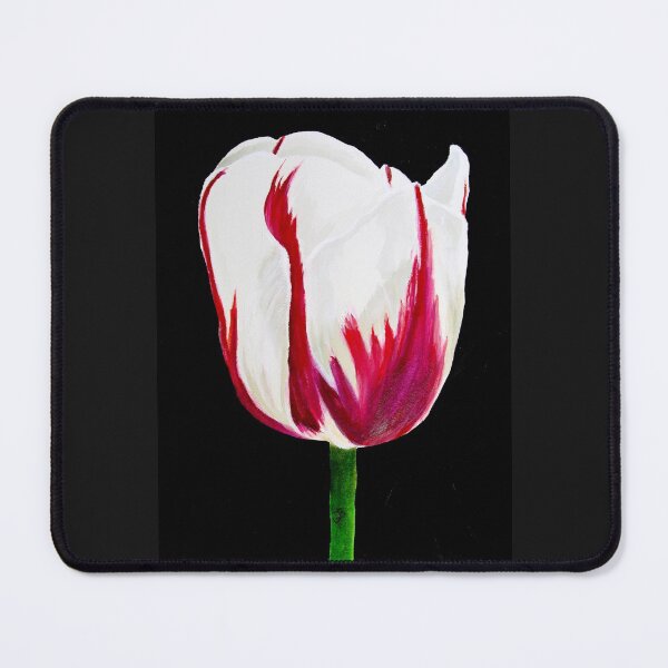 Item preview, Burgundy and White Tulip designed and sold by PaintedbyCarol.