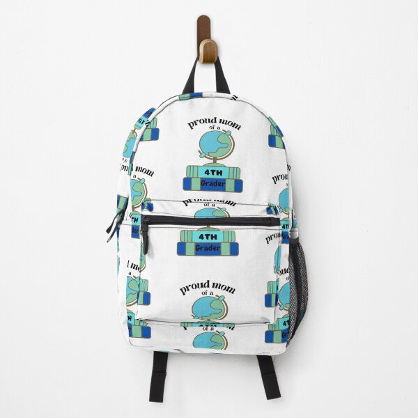 Item preview, proud mom of a 4th grader, globe graphic designed and sold by Jessi-Sketches.