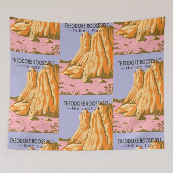 Item preview, Theodore Roosevelt National Park North Dakota Vintage designed and sold by KrisSidDesigns.