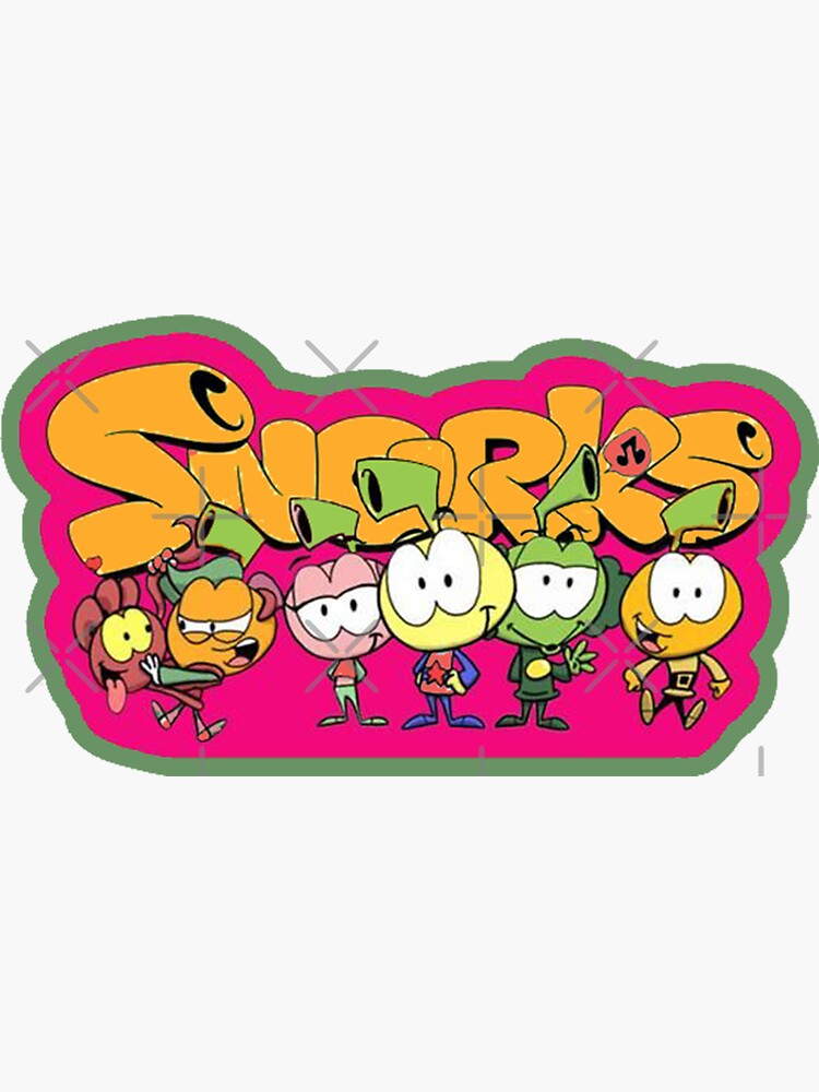"The 80s Snorks cartoon" Sticker by Dreamer23KE Redbubble