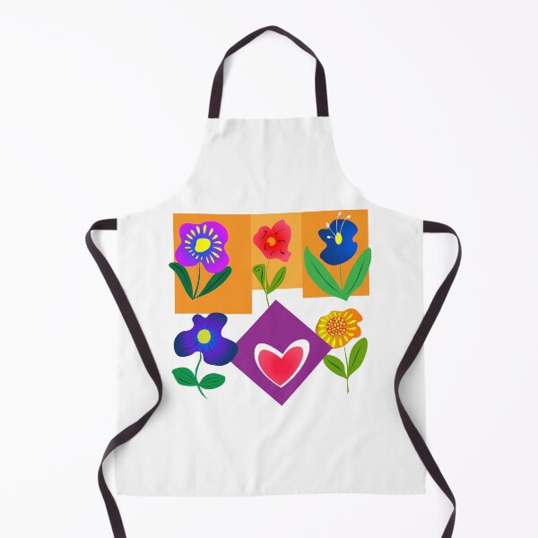 Item preview, Colorful abstract flowers design designed and sold by crevettedesign.