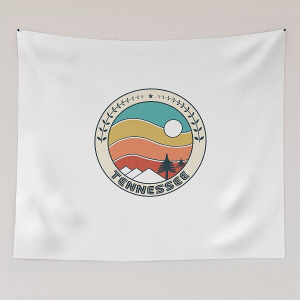 Item preview, Tennessee Retro Vintage Sunset - Tennessee Mountain Souvenir - Gift - Hometown - Hiking - Nature designed and sold by HappyTees Lab.