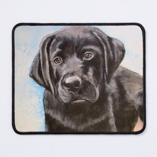 Item preview, Ryker - Black Labrador Retriever Puppy designed and sold by PaintedbyCarol.