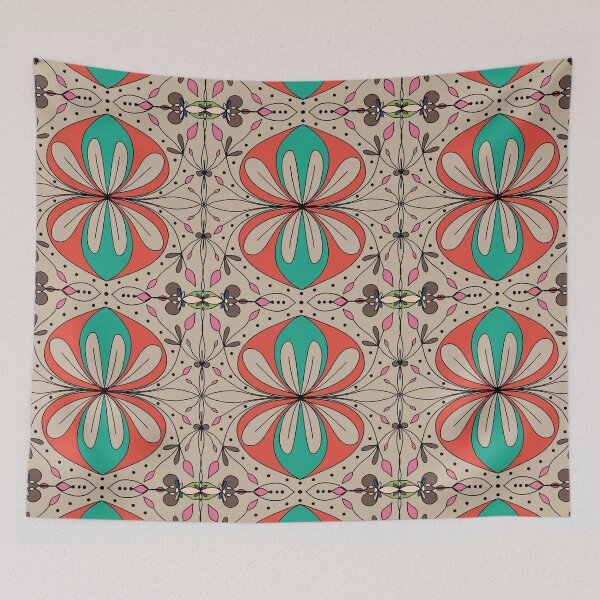 Item preview, Red Orange Blossoms designed and sold by WDZebra.
