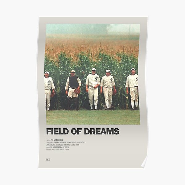 Field of Dreams Minimalist Poster Poster