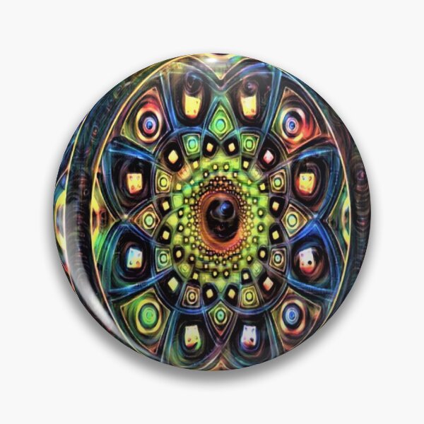 Item preview, trippy energetic geometry pattern designed and sold by BelAnnGrey.