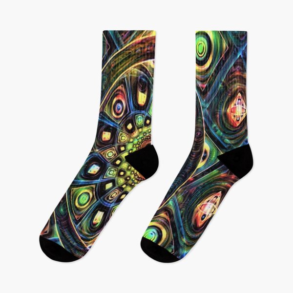 Item preview, trippy energetic geometry pattern designed and sold by BelAnnGrey.