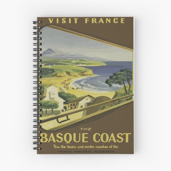 Item preview, Visit France Basque Coast Postcard designed and sold by xostarboyxo.