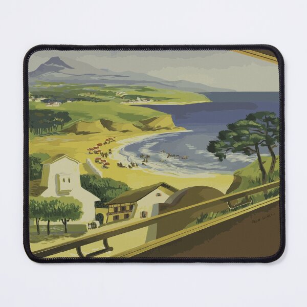 Item preview, Visit France Basque Coast Postcard designed and sold by xostarboyxo.
