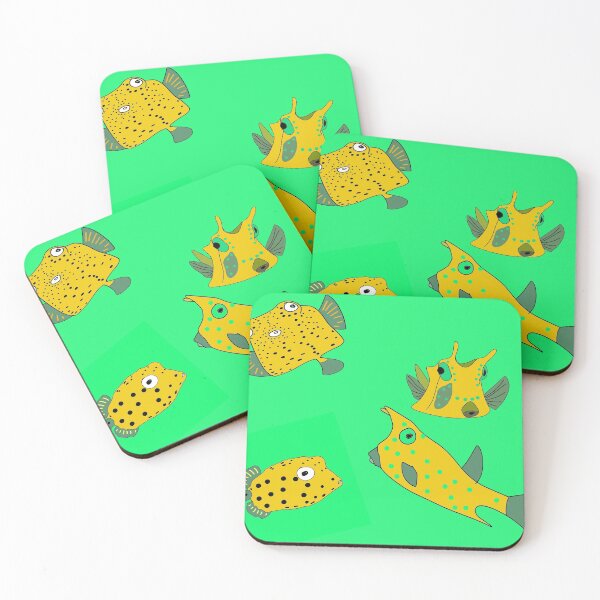 Item preview, Cute Cowfish and Adorable Boxfish designed and sold by Kim H Ritter.