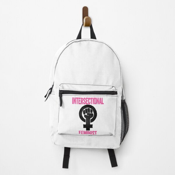 Item preview, Intersectional Feminist - Feminism Quote, Graffiti Art, Pink, Black and White designed and sold by CoolArtGeek.