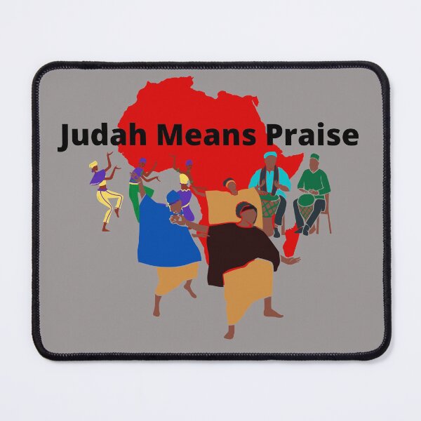Item preview, Judah Means Praise!  Africa and Judah dancing and Praising Yahuah designed and sold by DaughterofYah.