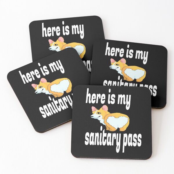 Item preview, HERE IS MY SANITARY PASS. designed and sold by leicha.