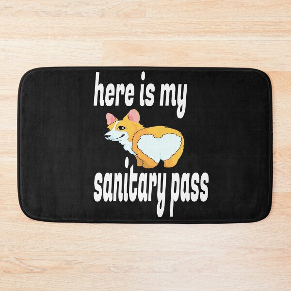 Item preview, HERE IS MY SANITARY PASS. designed and sold by leicha.