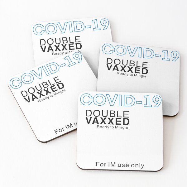 Item preview, COVID-19 DOUBLE VAXXED Ready to mingle  designed and sold by IBD-HOUS.