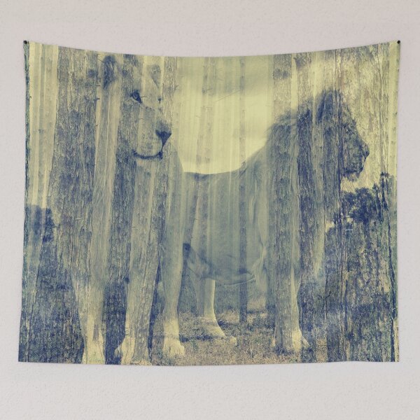 Item preview, Lions Among the Trees by dePace' designed and sold by mrpropcake.