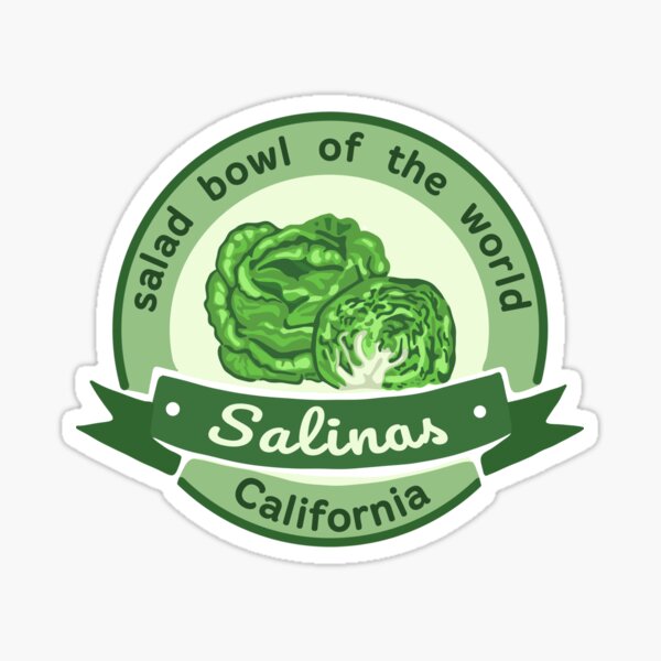 Item preview, Salad Bowl of the World - Salinas California designed and sold by Unhinged Heather.