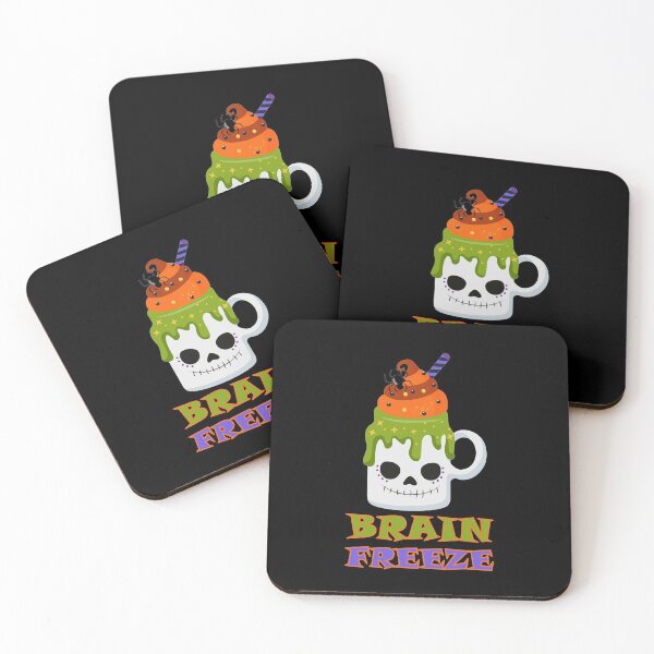 Item preview, Zombie Brain Freeze Halloween in a Skull Mug designed and sold by ittybittyowl.