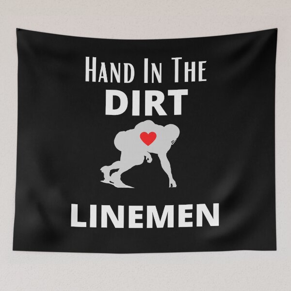 Item preview, Hand in The Dirt Football Linemen designed and sold by DeansDesigns44.