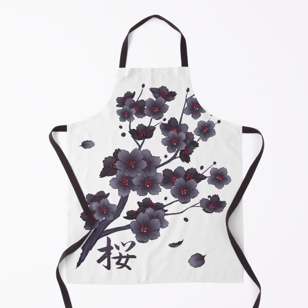 Item preview, Falling Black Sakura Cherry Blossom designed and sold by arterialmotive.