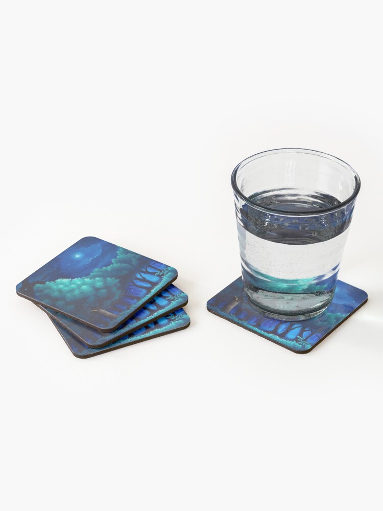 Alternate view of Viridian Forest Coasters (Set of 4)