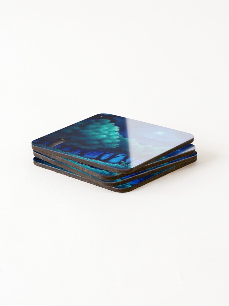 Alternate view of Viridian Forest Coasters (Set of 4)