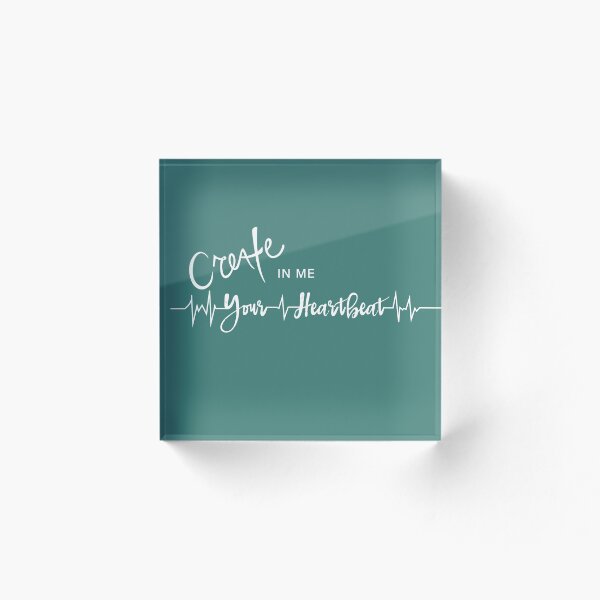 Item preview, Create In Me Your Heartbeat designed and sold by Focuslight-Art.