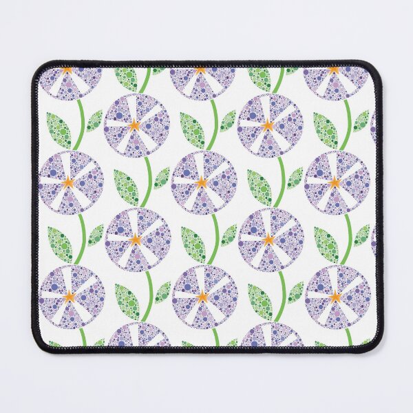 Item preview, Periwinkle Morning Glory Dot Flower designed and sold by kjeppson.