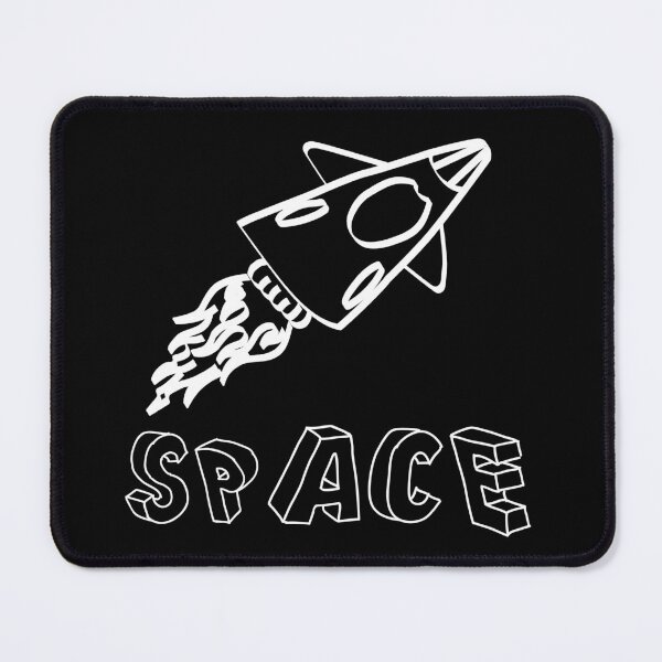 Item preview, Easily distracted by space Rocket Flames Drawing Space designed and sold by Olhado.