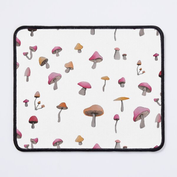 Item preview, simple red and orange mushroom pattern designed and sold by -Lily-Anne-.