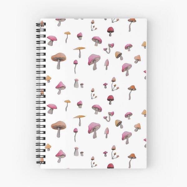 Item preview, simple red and orange mushroom pattern designed and sold by -Lily-Anne-.