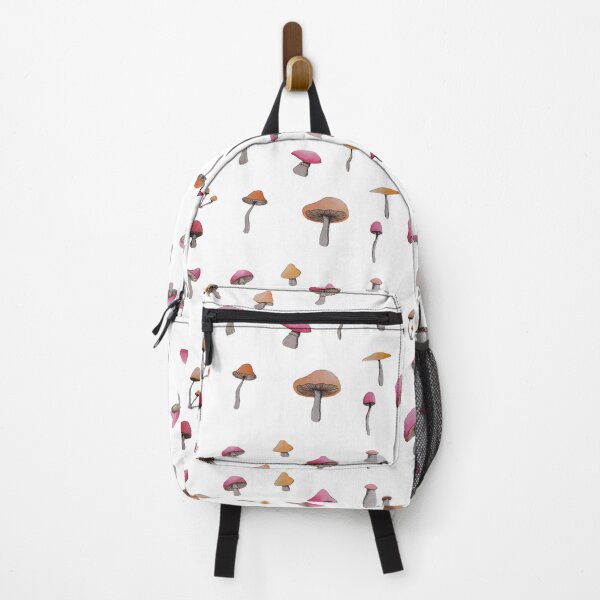 Item preview, simple red and orange mushroom pattern designed and sold by -Lily-Anne-.