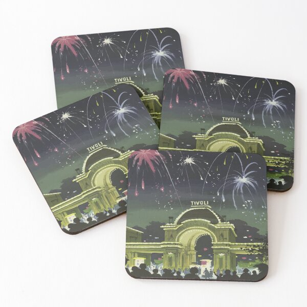 Item preview, Copenhagen Tivoli Festival Postcard designed and sold by xostarboyxo.