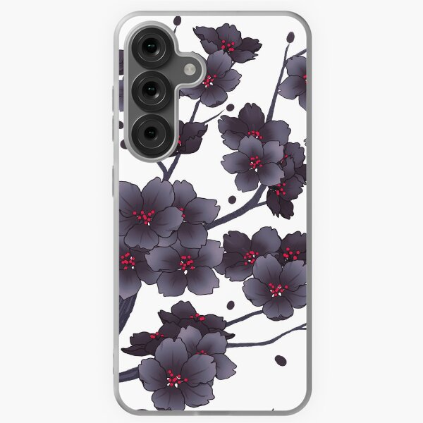 Aperçu de l'œuvre Chute des fleurs de cerisier noir Sakura créée et vendue par arterialmotive.