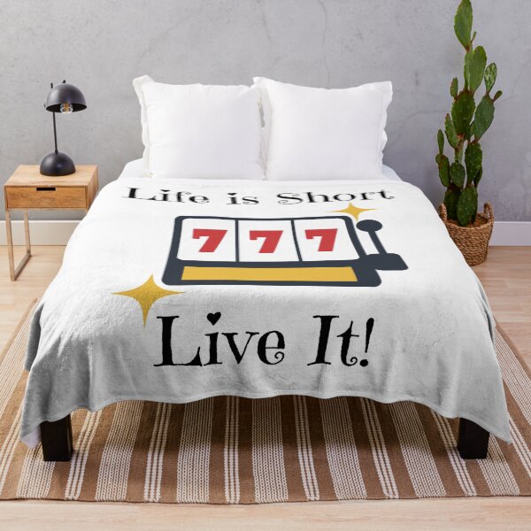 Item preview, Slot Machine Life Is Short Live It designed and sold by SloganExpress.