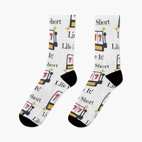 Item preview, Slot Machine Life Is Short Live It designed and sold by SloganExpress.