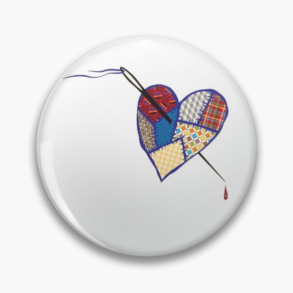 Item preview, Patched heart designed and sold by SAUHER.