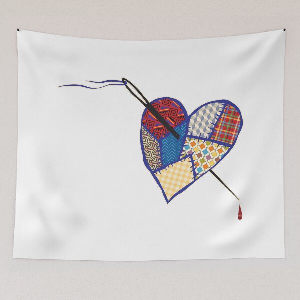Item preview, Patched heart designed and sold by SAUHER.