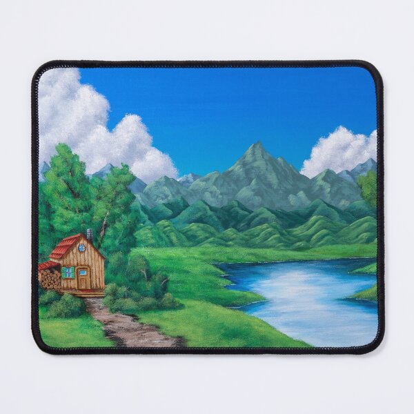 Cabin by the Lake Mouse Pad