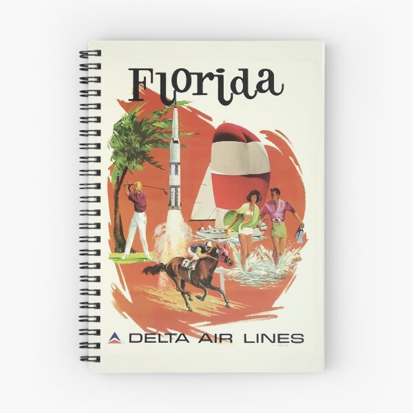 Item preview, Florida Delta Airlines Postcard designed and sold by xostarboyxo.