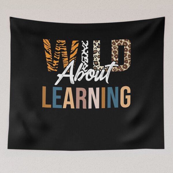 Item preview, Wild About Learning - Funny Gift Idea For World Teachers Day 2021 designed and sold by RedHive.