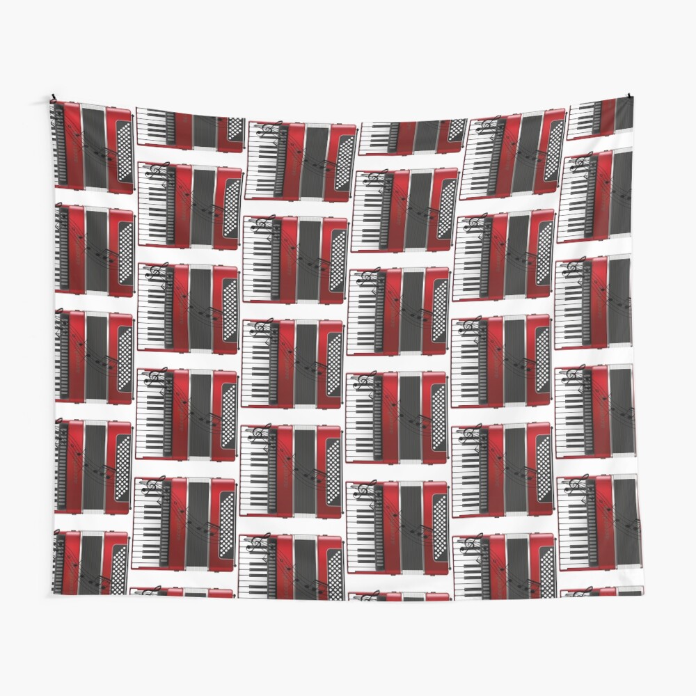 Funny Accordion , Mexican Flag Air Accordion Flag Of Mexico , Air Accordion Graphic , Retro Air Accordion Player , Start The Party The Accordion Player Is Here | Sticker