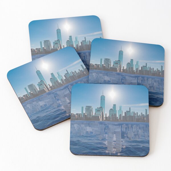 Item preview, New York City Skyline Hudson River World Trade Reflection designed and sold by boogsbay.
