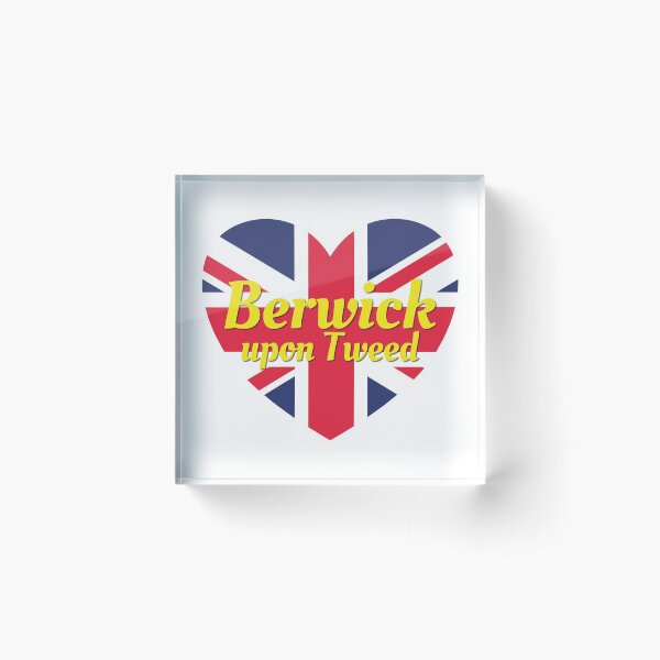 Item preview, Berwick upon Tweed Northumberland England UK British Union Flag Heart (White) - Berwick upon Tweed designed and sold by DPattonPD.