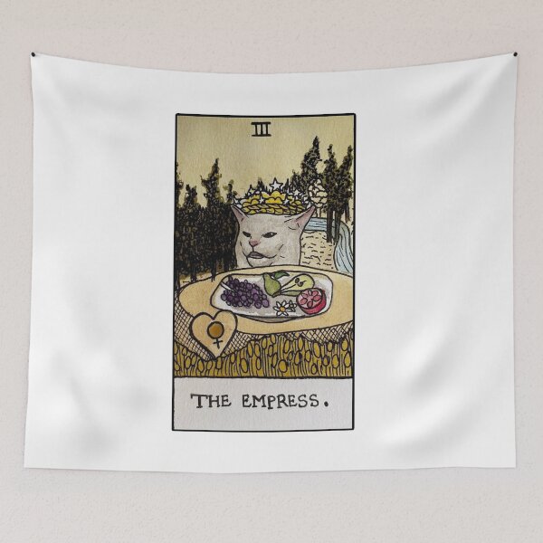 Item preview, Smudge the Cat, Empress Tarot Card designed and sold by augustanaa.