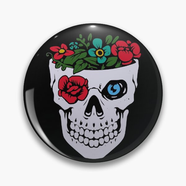 Item preview, Floral Skull designed and sold by Olhado.
