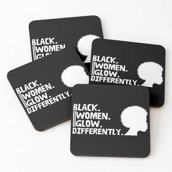Item preview, Black Women Glow Differently  designed and sold by SweetbeStore.