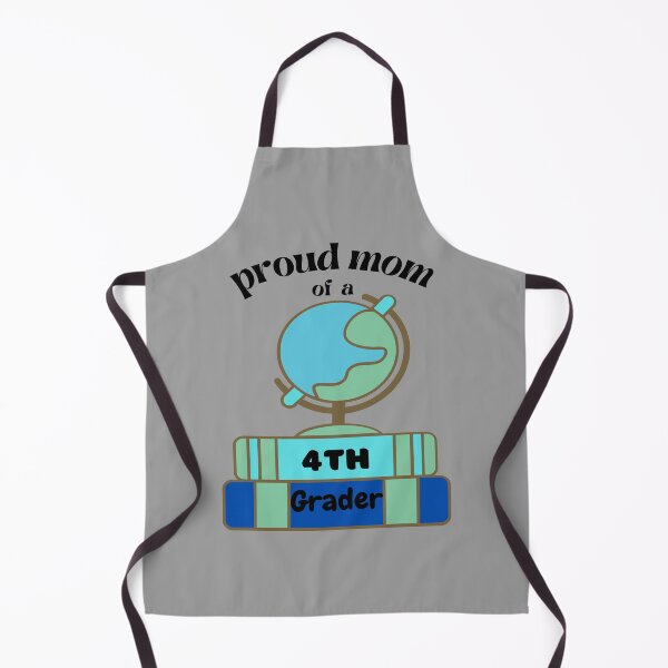 Item preview, proud mom of a 4th grader, globe graphic designed and sold by Jessi-Sketches.