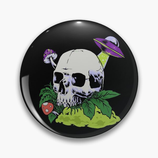 Item preview, Fungal Alien Mushroom Skull designed and sold by Olhado.